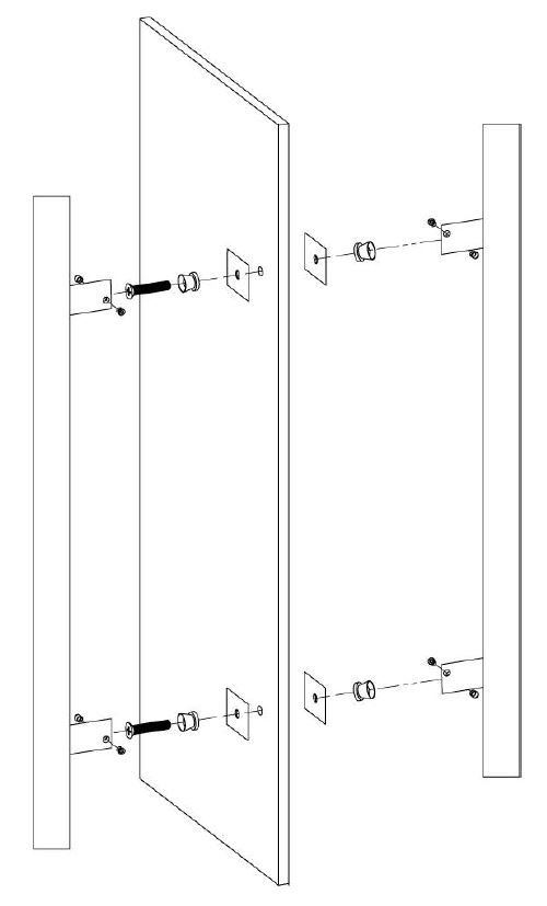 YH-400S/90 400mm hossz ngyzet alak foganty szerelse